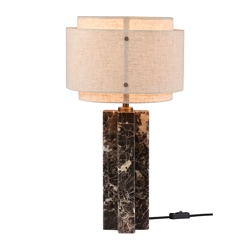 Takai Marble bordlampe, beige